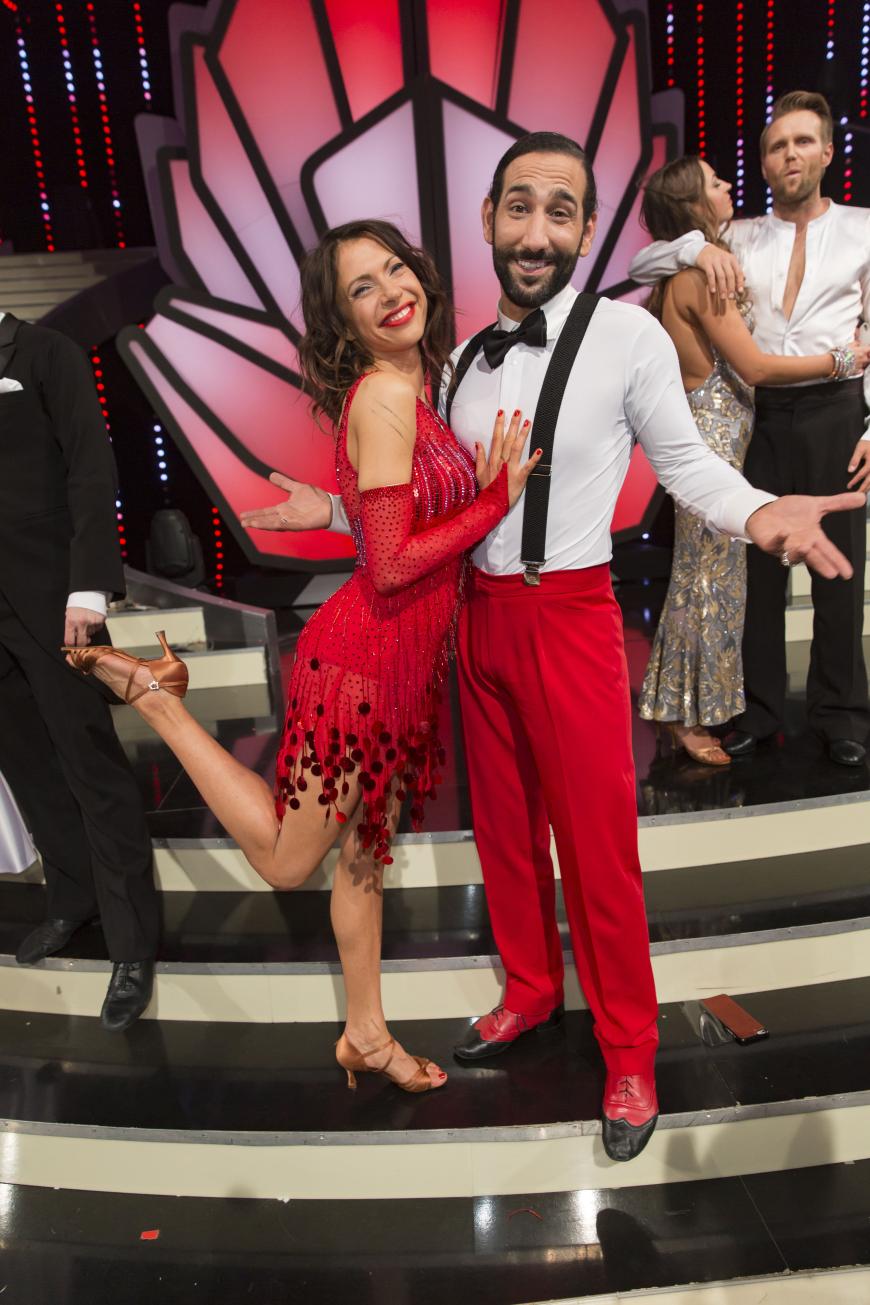 Und auch Jana Pallaske und Massimo Sinato konnten mit ihrer Performance alle begeistern.
