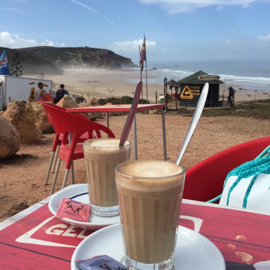 Bei diesem Anblick bekomme ich direkt wieder Fernweh: Galao und diese Aussicht auf die Praia do Amado