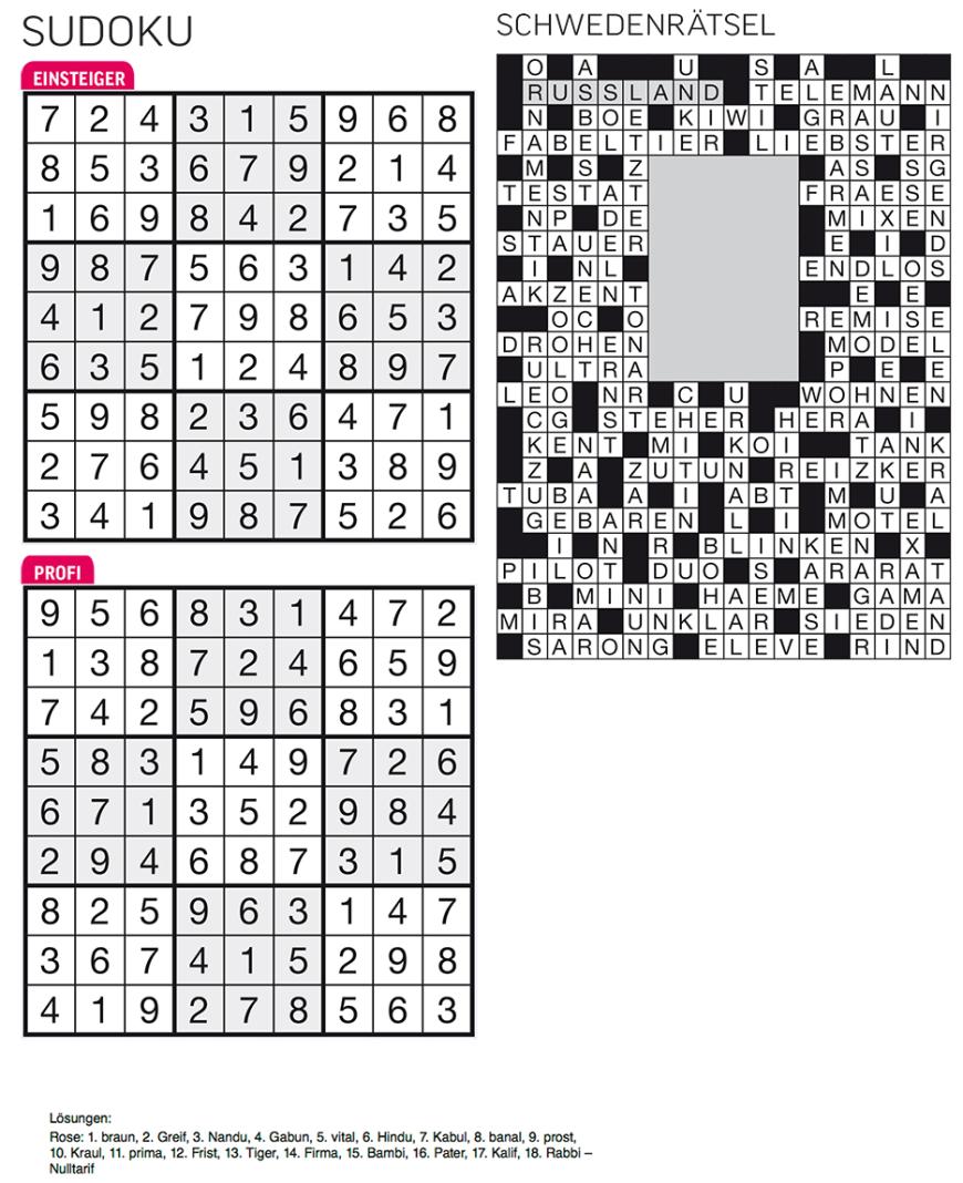 Sudoku- und Rätselauflösung ab Magazin 01/2015 - Bild 120