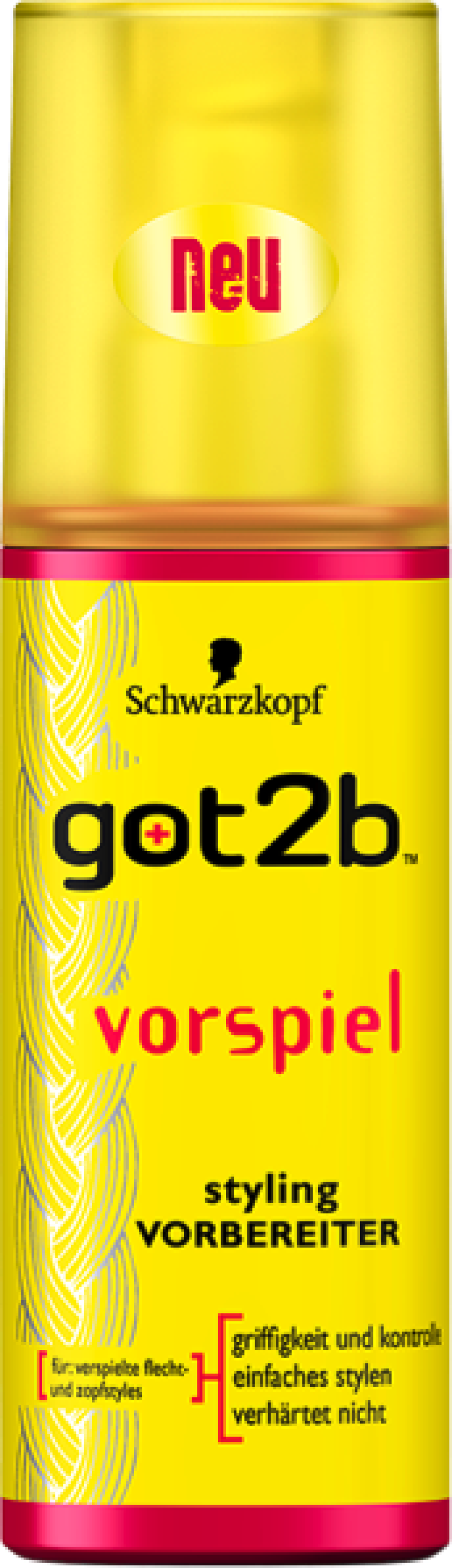 HELFERLEIN „Got2b Vorspiel Styling Vorbereiter“ von Schwarzkopf, ca. 5 Euro