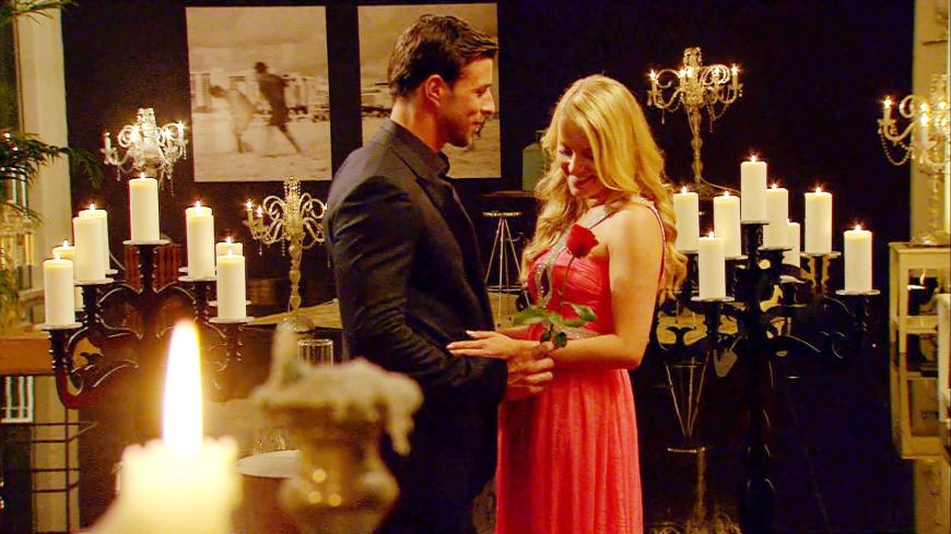 Im Bachelor-Finale bekam die Blondine aus Itzehoe Leonards letzte Rose.