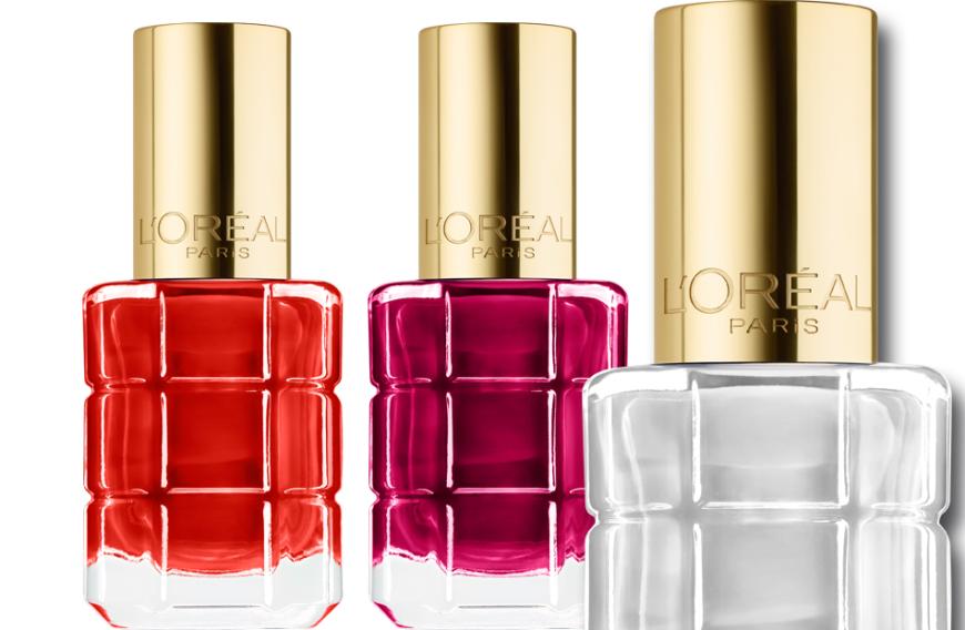 L'Oréal Paris hat seinen ersten Nagellack mit Öl entwickelt. Die zart duftende Serie Le Vernis im edlen Flakon ist mit Mikro-Ölen angereichert und sorgt so für Farbtiefe und Glanz. Die 20 neuen Nagellack-Nuancen sind seit März 2016 in Drogerie- und Verbrauchermärkten für ca. 7 Euro erhältlich.