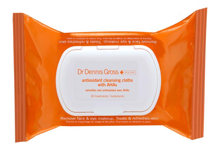 „Antioxidant Cleansing Cloth“ von Dr. Dennis Gross, ca. 24 Euro, niche-beauty.com