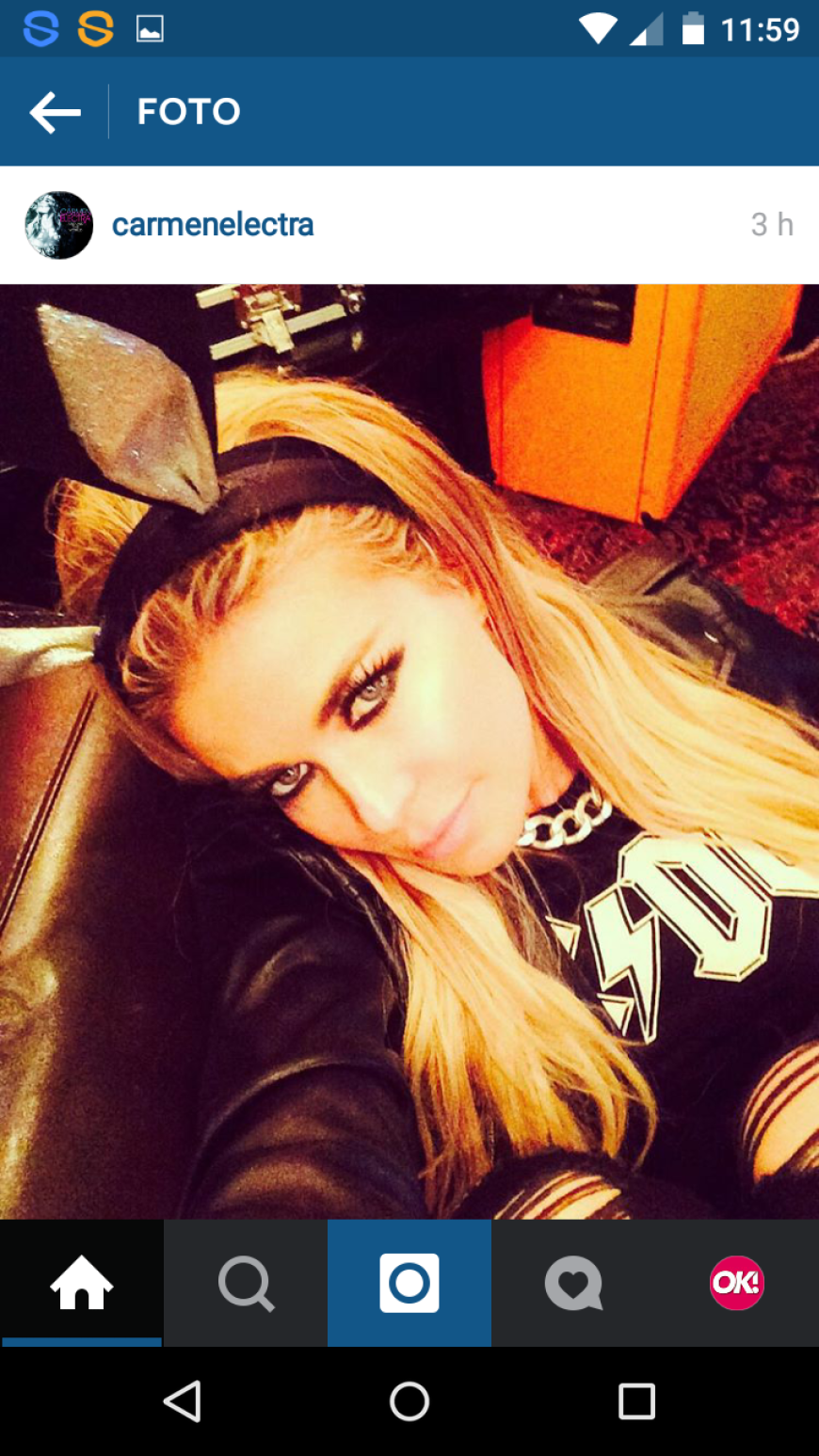 Carmen Electra wünscht ihren Instagram-Fans als Osterhäsin ein frohes Osterfest.