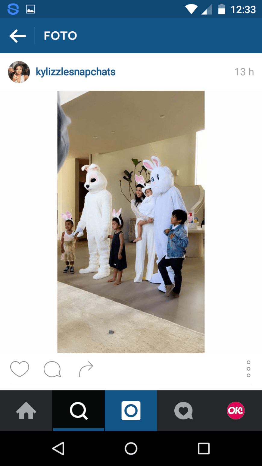 Erkannt? Kanye West und Tyga schulen an Ostern zum Osterhasen um.