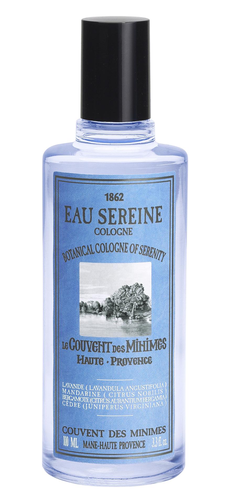 Sternzeichen Krebs: „Eau Sereine“ von Le Couvent des Mimimes, entspannt mit Lavendel, Mandarine und Zedernholz, 100 ml, EdC, ca. 30 Euro
