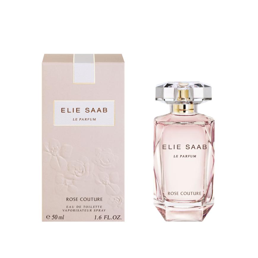 „Le Parfum Rose Couture“ von Elie Saab ist ein Bouquet weißer Blüten, flankiert von Vanille und Sandelholz ideal für das Sternzeichen Wassermann, 50 ml, EdT, ca. 68 Euro