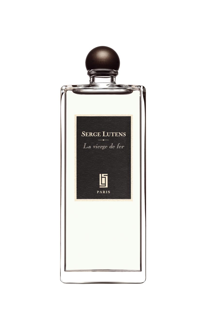 Skorpion: „La vierge de fer“ von Serge Lutens, riecht nach Lilie, Birne und Sandelholz, 50 ml, EdP, ca. 102 Euro