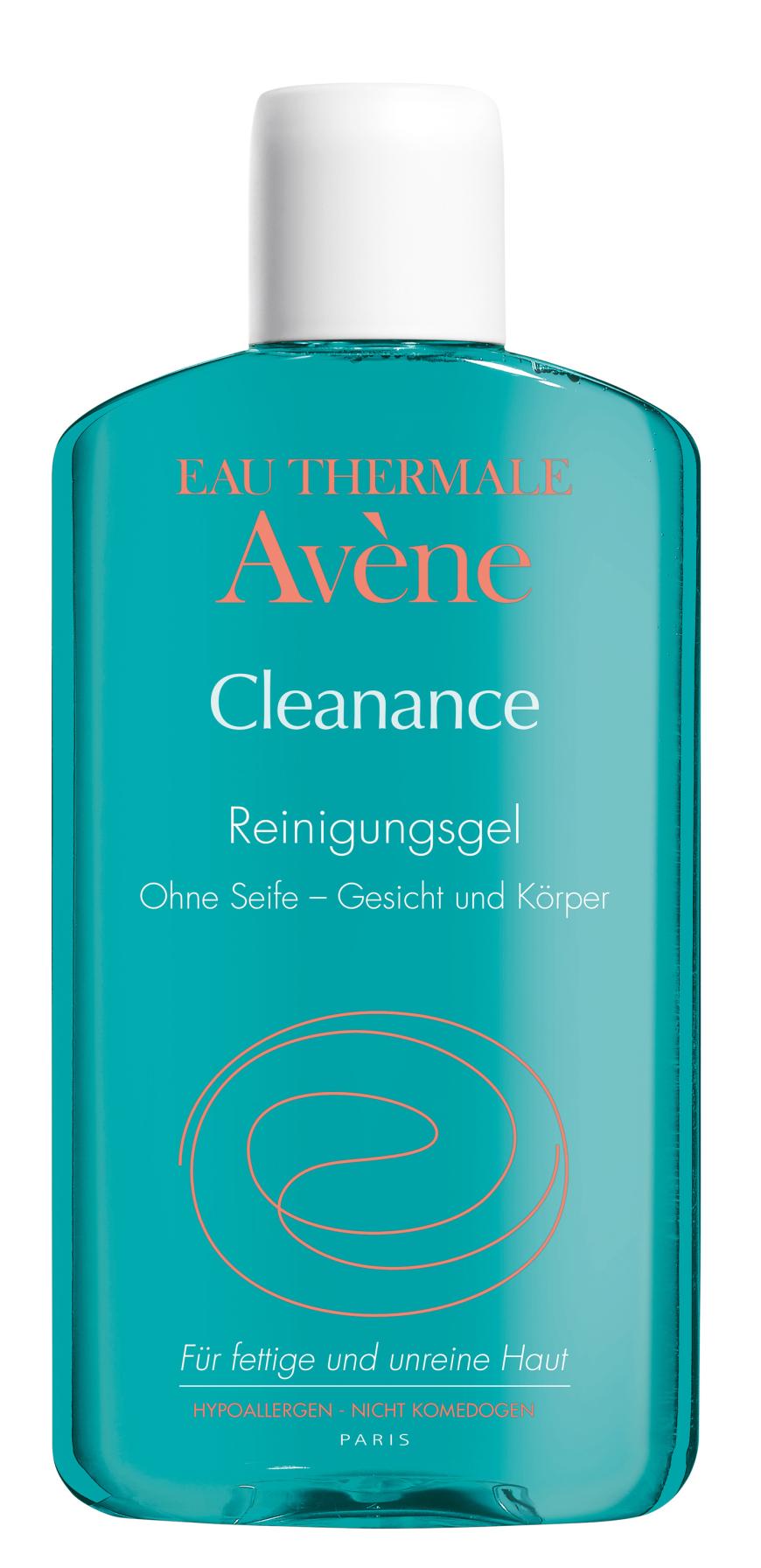 Diolenyl sorgt für Klärung bei unreiner Haut: „Cleanance Reinigungsgel ohne Seife“ von Avène, ca. 14 Euro