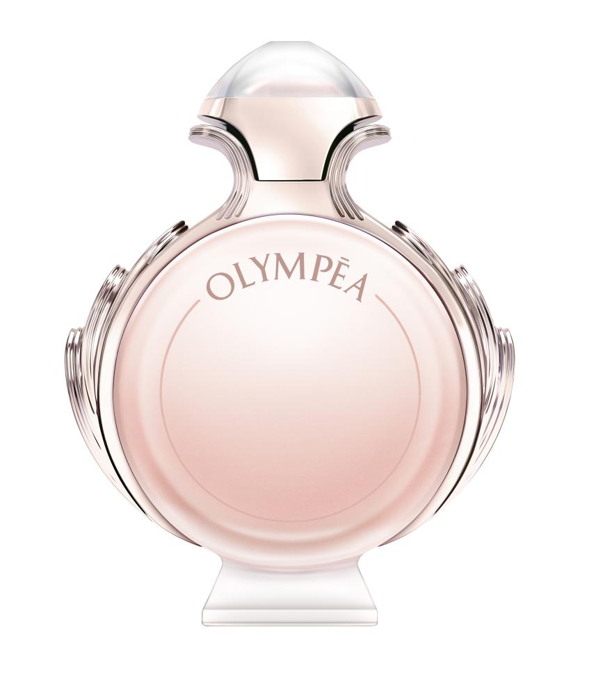 Für die Löwe-Geborene: „Olympéa Aqua“ von Paco Rabanne, mit Ambra, Vanille, und Kaschmirholz, 50 ml, EDT, ca. 68 Euro
