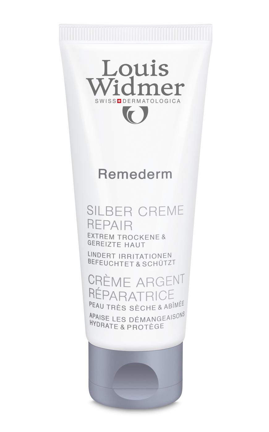 „Remederm Silber Creme Repair“ von Louis Widmer, lindert Irritationen mit Silberanteilen ca. 15 Euro, in Apotheken