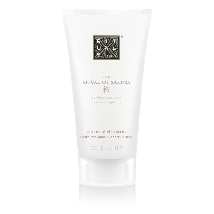 Bodypeeling: „The Ritual of Sakura Shower Scrub“-Duschpeeling von Rituals, ca. 8 Euro