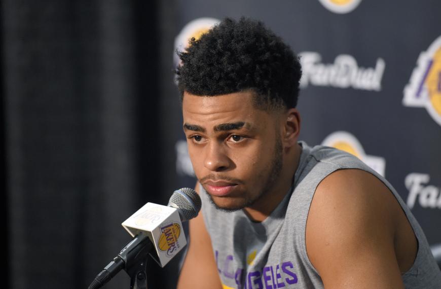 D'Angelo Russell filmte seinen Teamkollegen Nick Young heimlich und bekam dafür ordentlich Ärger.