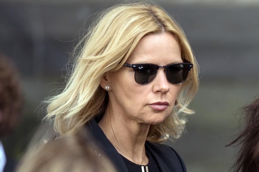 Schauspielerin Veronica Ferres zählte ebenso zu den Trauergästen.