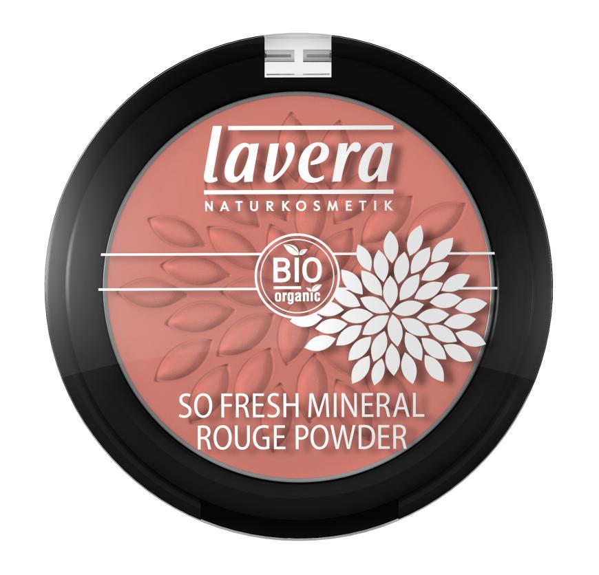 „So Fresh Mineral Rouge Powder“ von Lavera, in „Charming Rose“, ca. 6 Euro
