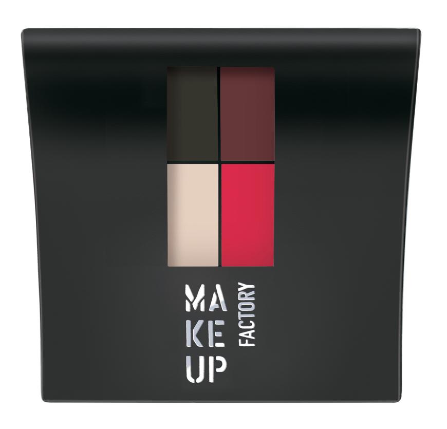 „Mat Eye Colors“- Lidschattenset von Make Up Factory, Nr. 020, ca. 18 Euro, bei Müller