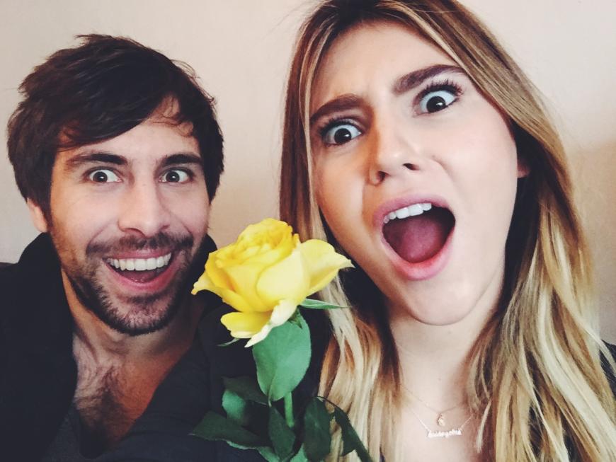 Eine Rose für Stefanie Giesinger: Die "GNTM"-Siegerin spielt in Max Giesinger neuem Musikvideo "80 Millionen" mit. 