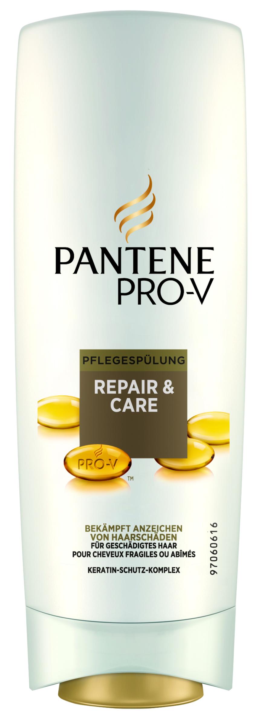 „Repair & Care“- Spülung von Pantene Pro-V, ca. 3 Euro