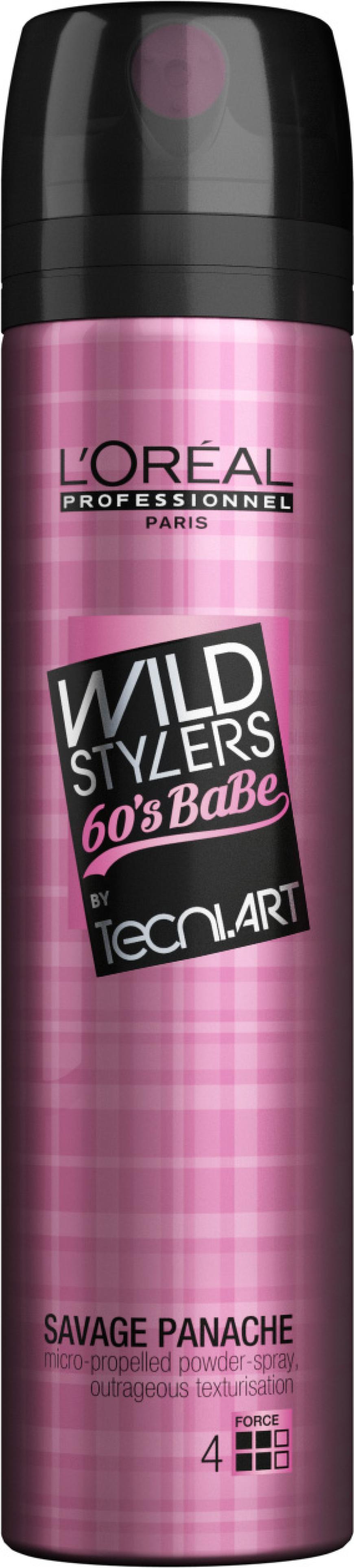 „Tecni Art Wild Stylers 60’s Babe Savage Panache Spray“ von L’Oréal Professionnel, ca. 20 Euro, beim Friseur