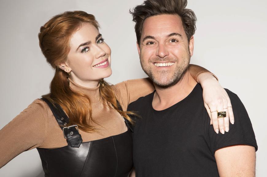 Super Team: Palina Rojinski mit Pantene Pro-V Haarstylist Sacha Schütte