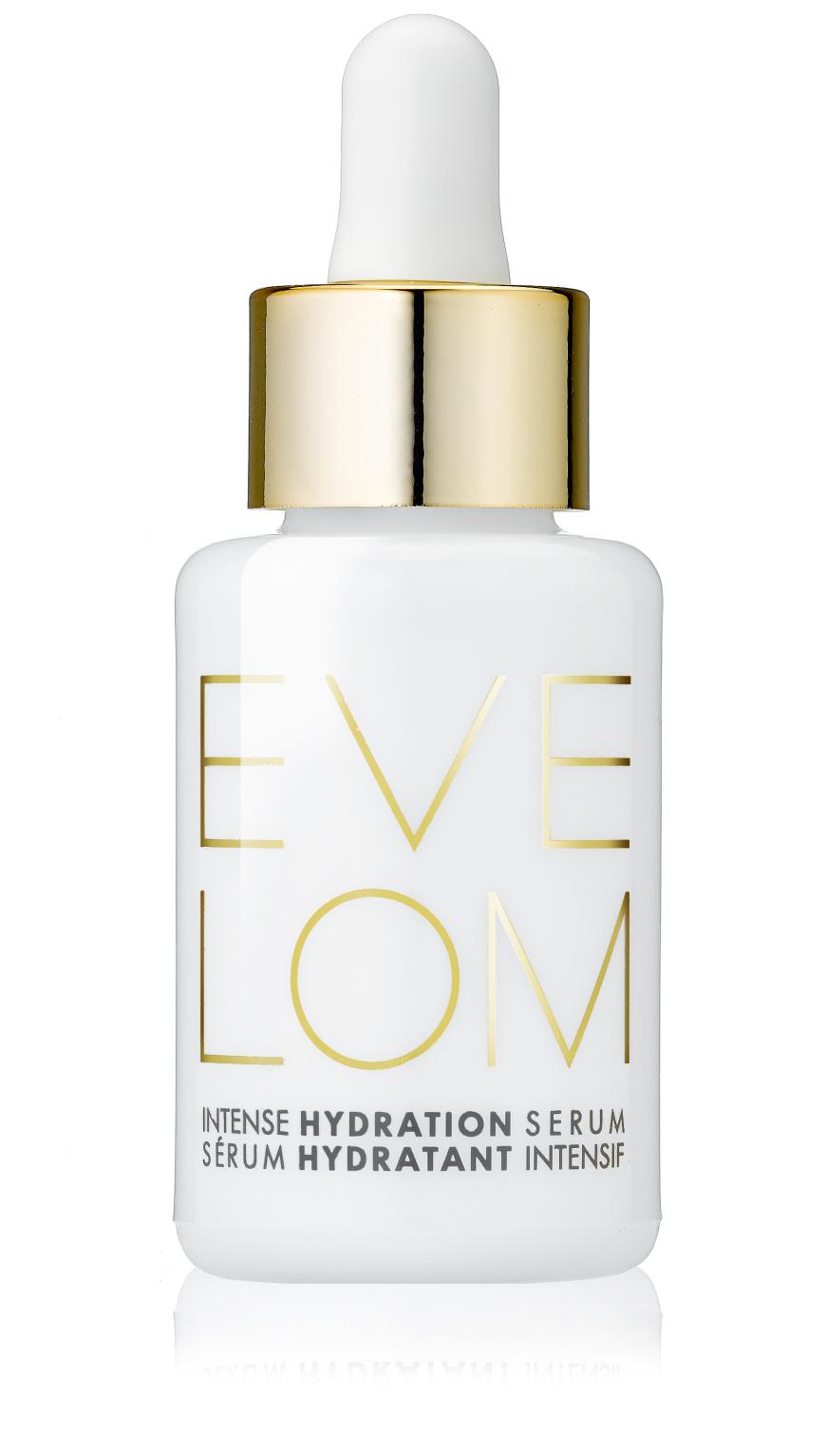 Hydrophob + Hydrophil: „Intense Hydration Serum“ von Eve Lom, mit Hyaluron, ca. 115 Euro, douglas.de