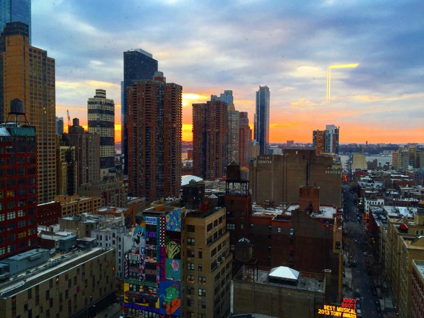 Ich hatte mega Glück mit dem Wetter, umso beeindruckender war dann auch die Sicht über New Yorks Dächer!
