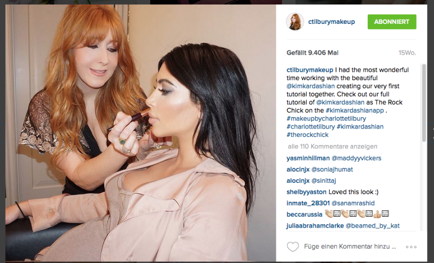 Privatstunde bei der Meisterin: Charlotte Tilbury und Reality-Star Kim Kardashian