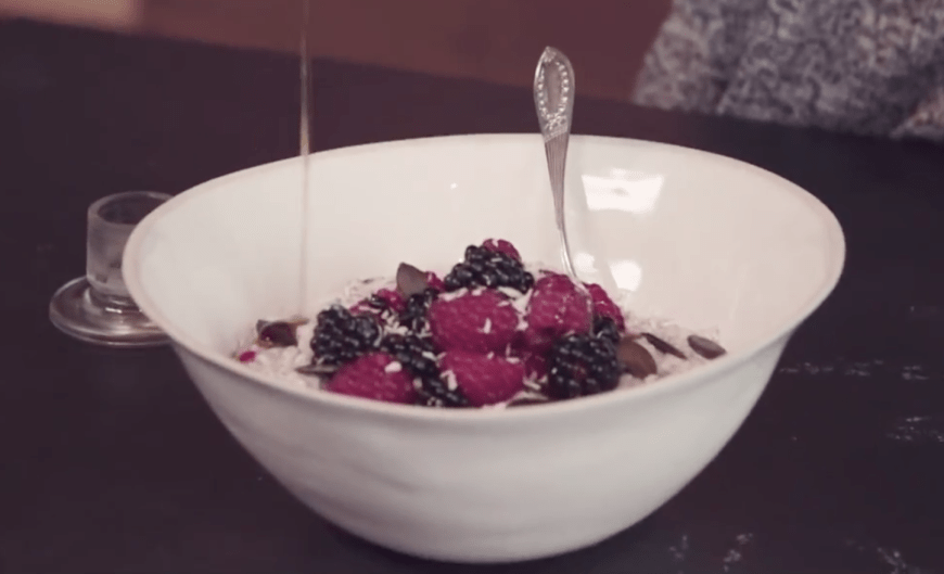 So sieht das Bircher Müsli am Ende aus.