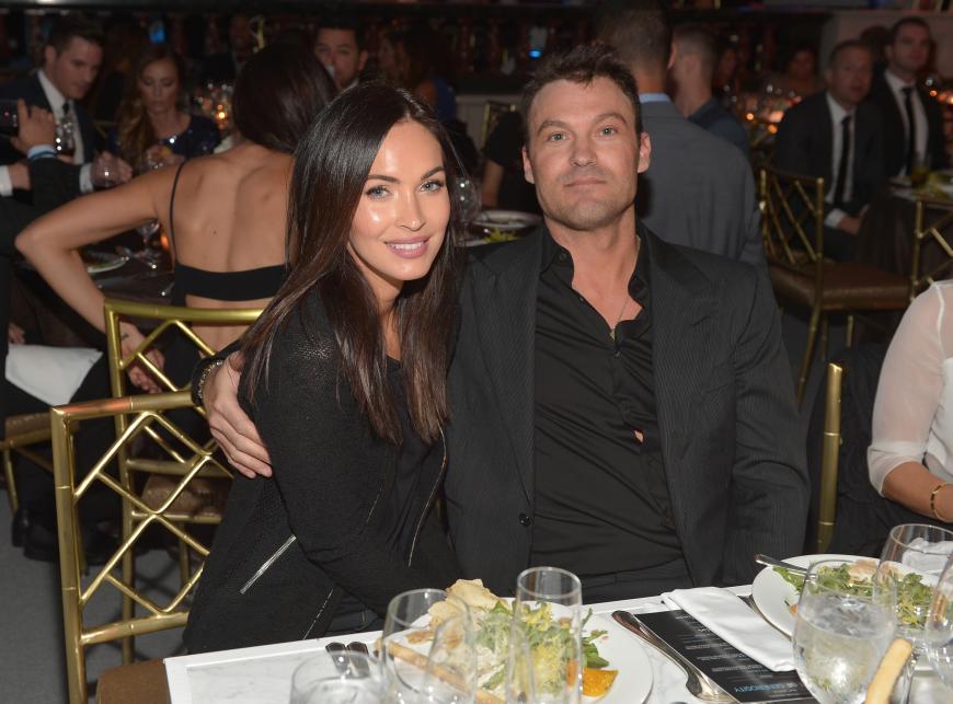 Megan Fox und Noch-Ehemann Brian Austin Green im Dezember 2014. Versuchen sie mit einem Baby ihre Ehe zu retten?