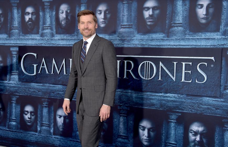 Charme-Offensive für die Presse von Nikolay Coster-Waldau.