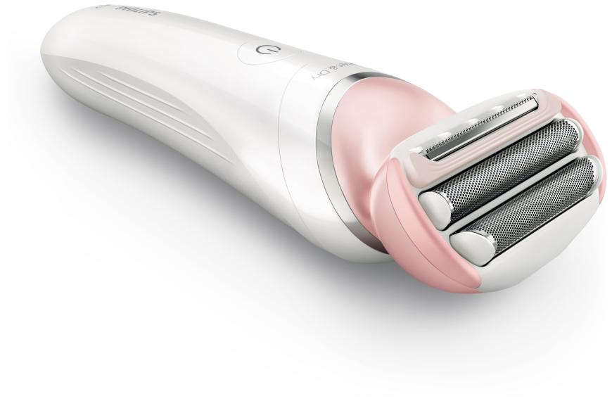 Elektrisch: „Satin Shave Prestige Wet & Dry Ladyshaver BRL180“ von Philips, ca. 75 Euro
