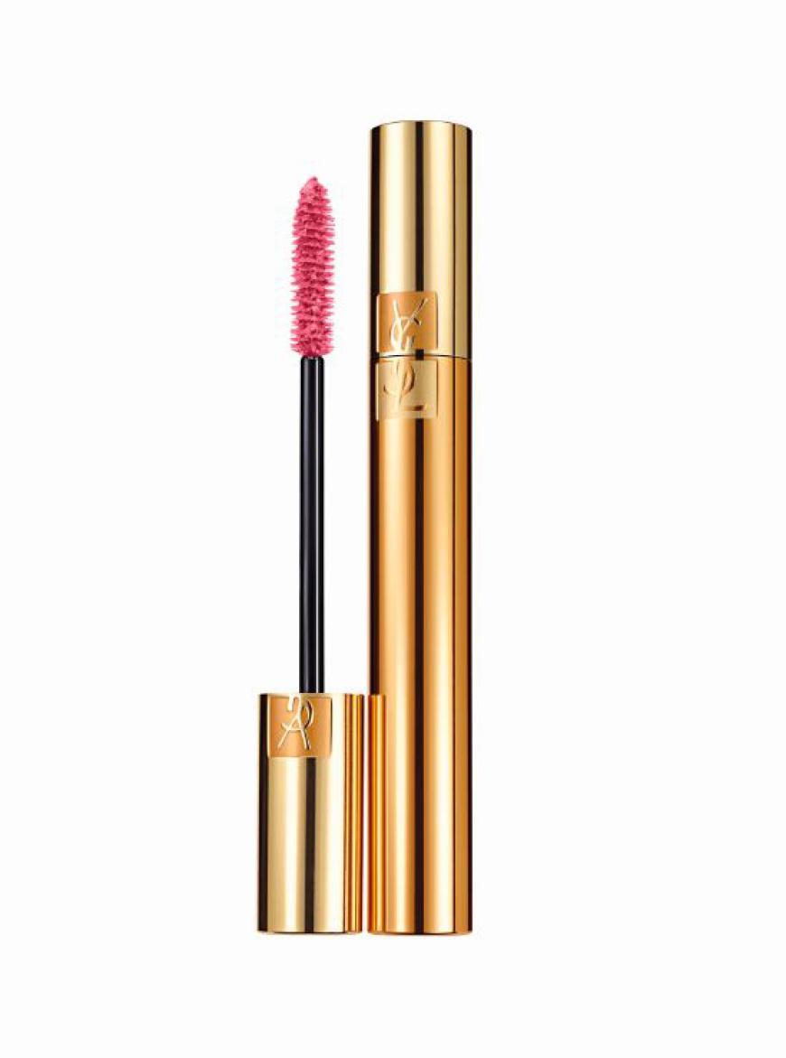 „Mascara Volume Effet Faux Cils“ von YSL, in „Bohemian Pink“, ca. 32 Euro