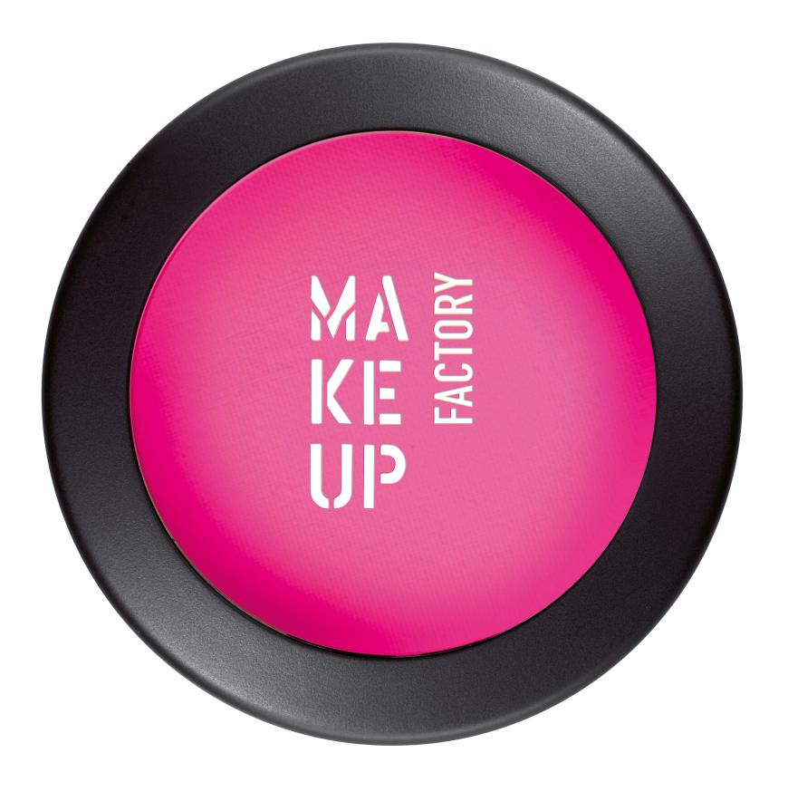 „Mat Eye Shadow Mono“ von Make up Factory, in „Fuchsia Pink“, ca. 10 Euro, exklusiv bei Müller