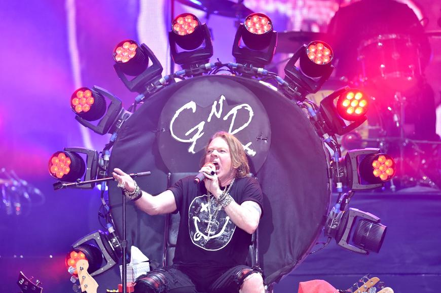 Axl Rose performte beim Coachella-Festival.