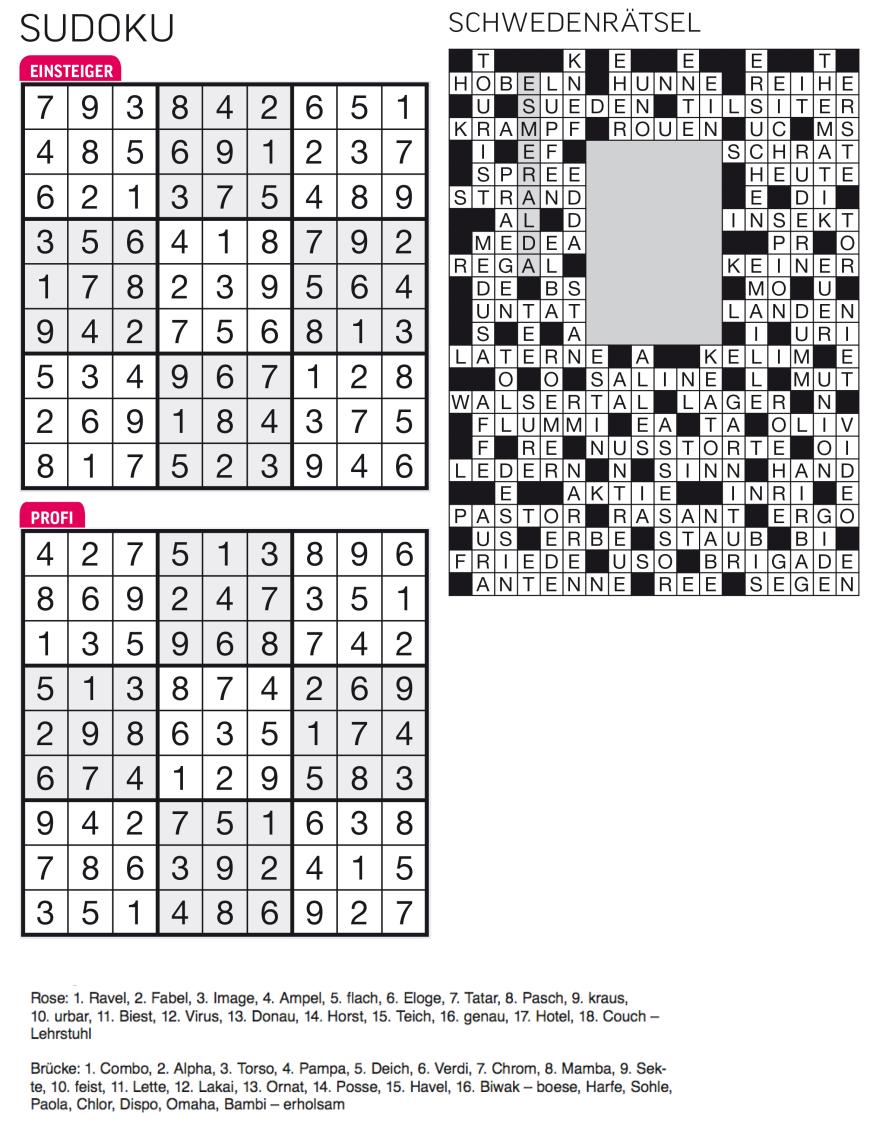 Sudoku- und Rätselauflösung ab Magazin 01/2015 - Bild 116