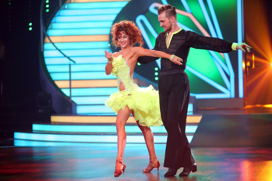 Eric und seine Tanzpartnerin Oana werden bei