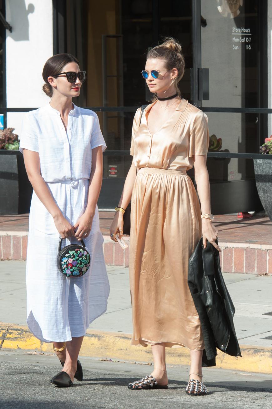 Lily Aldridge und Behati Prinsloo beim Shopping.