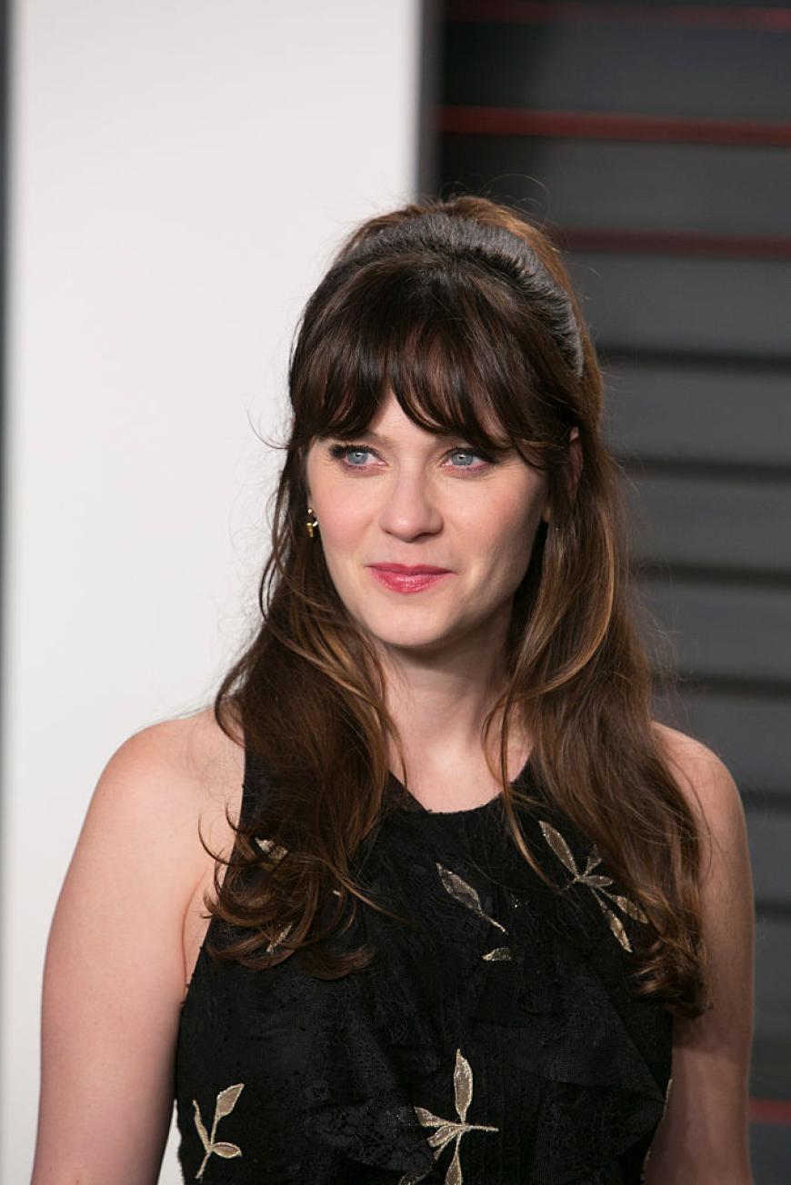 Auch Zooey Deschanel, die eine Folge