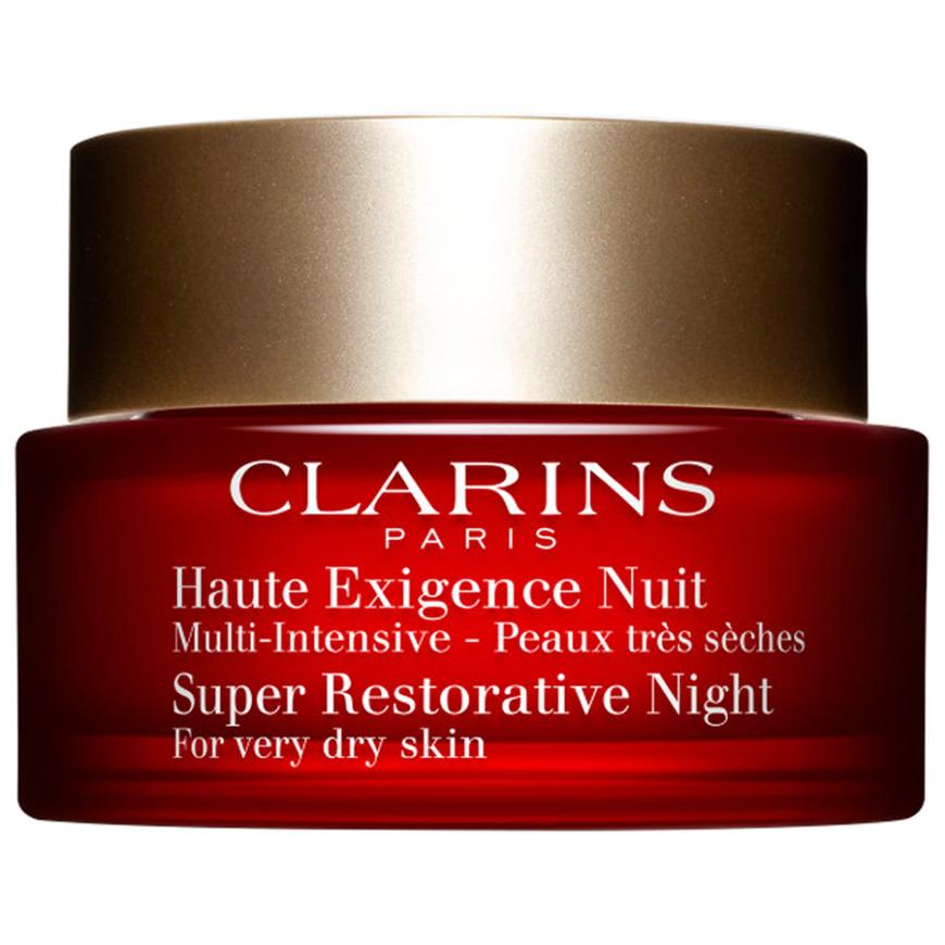 „Creme Haute Exigence Nuit“ von Clarins, mit Ginkgo-Extrakt, ca. 104 Euro