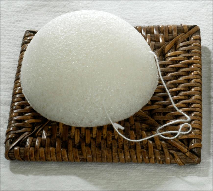 „Konjac-Schwamm“ von Jislaine, ca. 6 Euro, jislaine.de