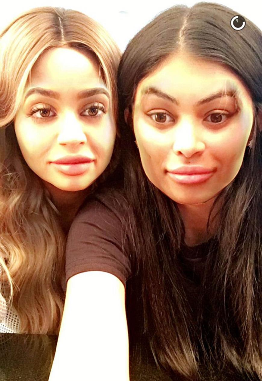 Kylie Jenner (KylizzleMyNizzl) und Blac Chyna tauschen kurzerhand Gesichter - gruselig!