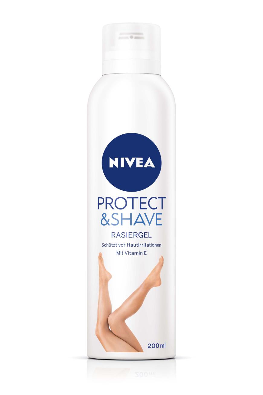 „Protect & Shave“-Rasiergel von Nivea, ca. 3 Euro