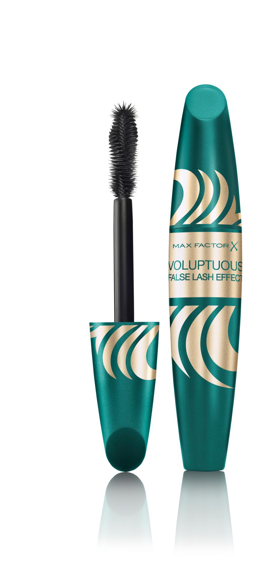 „Voluptuous False Lash Effect Mascara“ von Max Factor, gibt Volumen, ca. 13 Euro