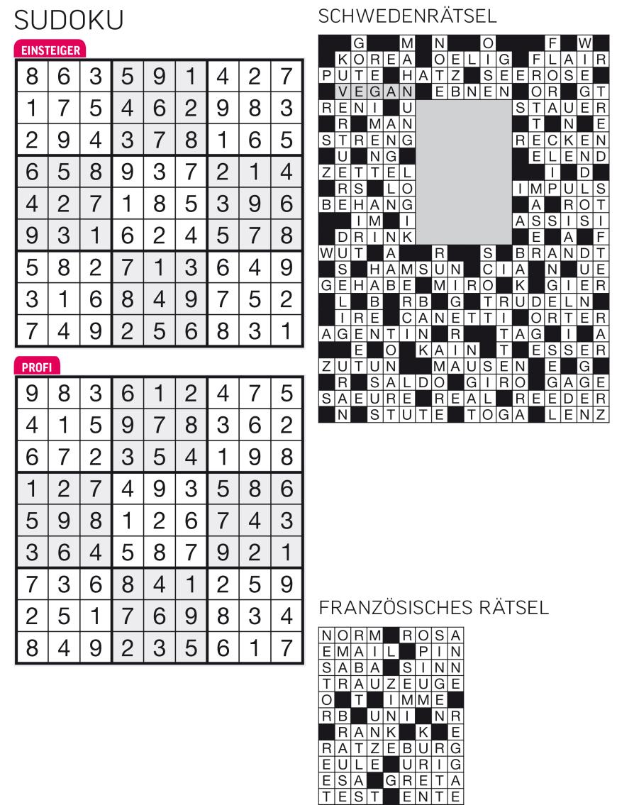 Sudoku- und Rätselauflösung ab Magazin 01/2015 - Bild 114