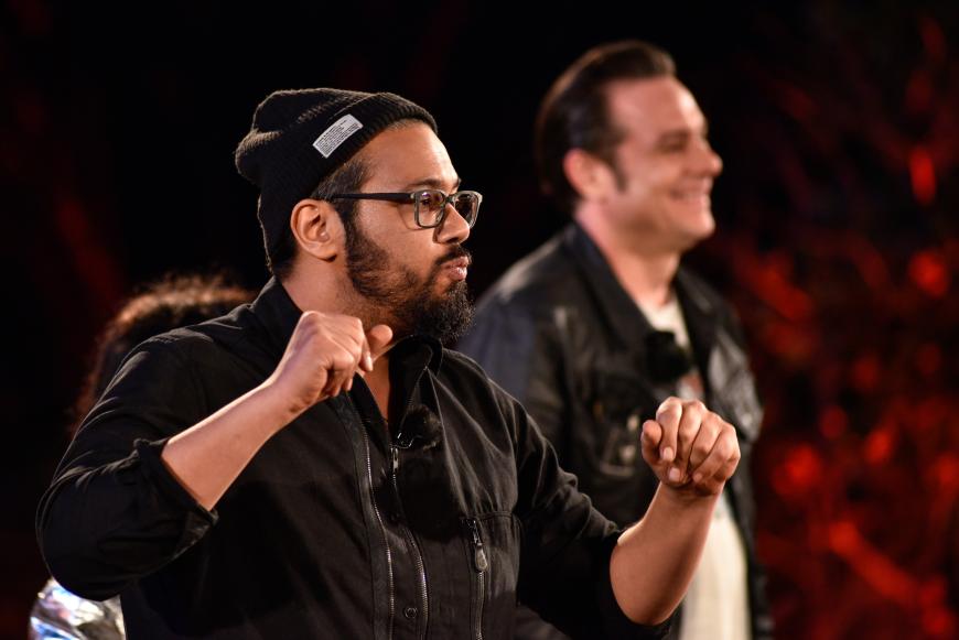 Samy Deluxe konnte sich nicht mehr auf dem Stuhl halten - für ihn ist Nena die