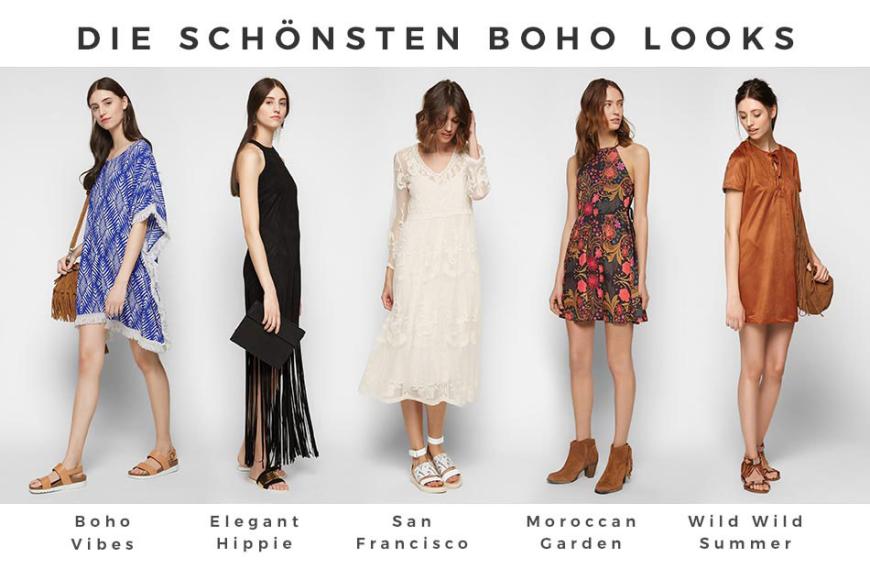 Hol' dir die schönsten Boho-Looks für den Sommer!