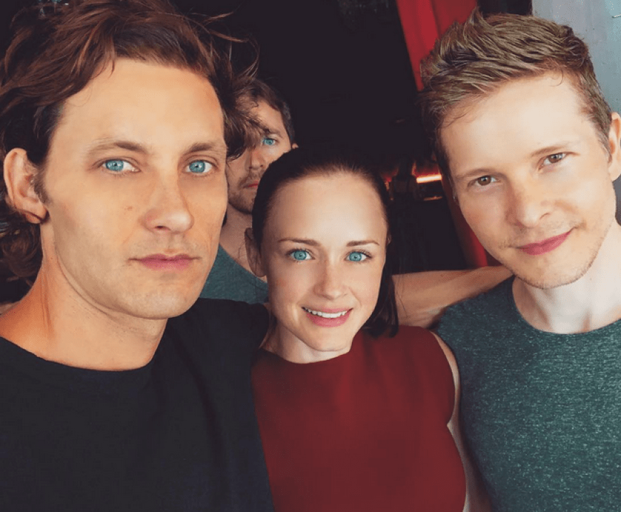 Tanc Sade mit Alexis Bledel und Matt Czuchry am „Gilmore Girls