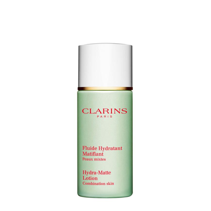 „Fluide Hydratant Matifiant“ von Clarins, schützt vor freien Radikalen, ca. 33 Euro