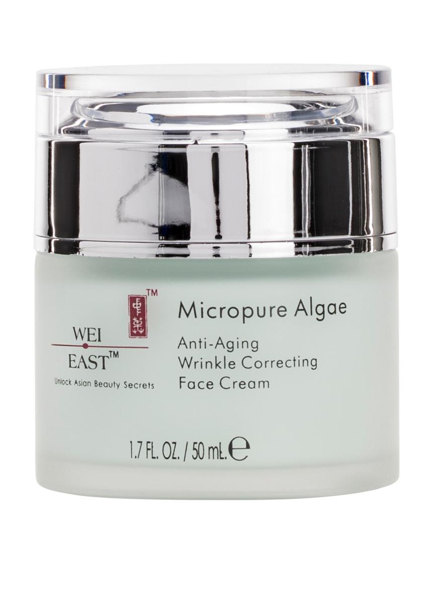 „Micropure Algae Creme“ von Wei East, mit Mineralien und den Vitaminen A, E, C, ca. 59 Euro, hse24.de
