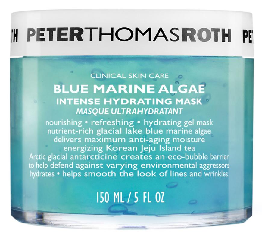 Blaualge: „Blue Marine Algae Intense Hydrating Mask“ von Peter Thomas Roth, hilft erschöpfter Haut, sich zu regenerieren, ca. 95 Euro, niche-beauty.com